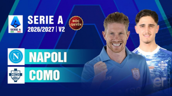 Napoli vs Como Vòng 2 Serie A 2026/27