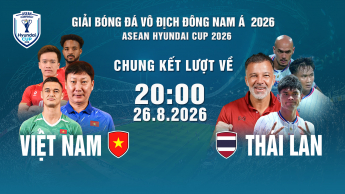 Việt Nam vs Thái Lan Chung kết lượt về  ASEAN HYUNDAI CUP 2026