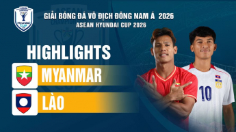 Myanmar vs Lào Bảng B  ASEAN HYUNDAI CUP 2026