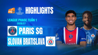 Paris SG vs Slovan Bratislava League Phase tuần 1 UEFA Champions League 2026/27