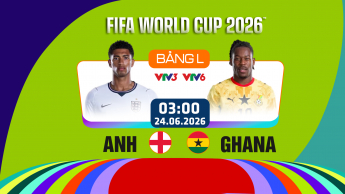Anh vs Ghana Bảng L FIFA World Cup 2026