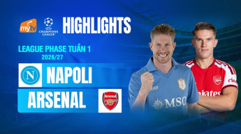 Napoli vs Arsenal League Phase tuần 1 UEFA Champions League 2026/27