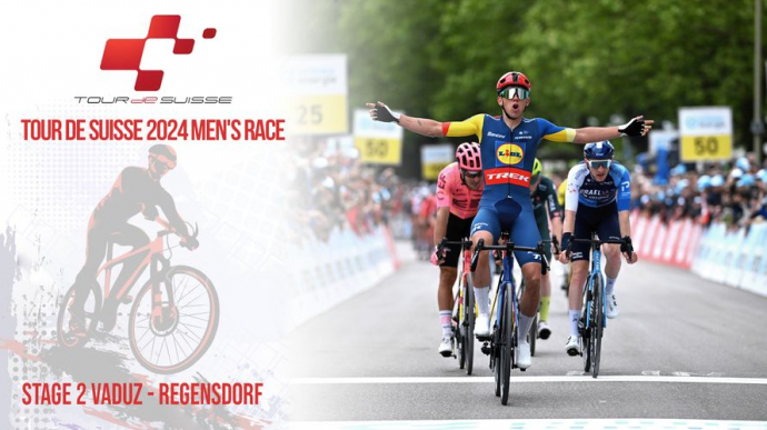 Stage 2 Tour de Suisse 2024 Mens Race