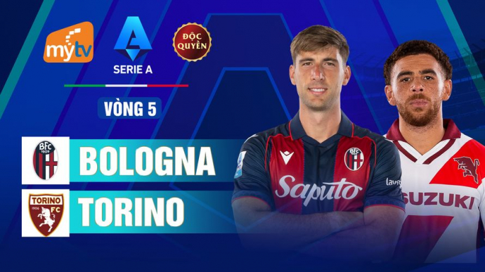 Bologna vs Torino Vòng 5 Serie A 2026/2027