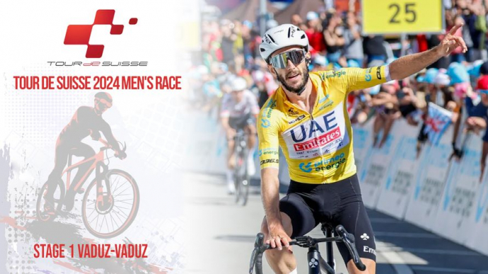 Stage 1 Tour de Suisse 2024 Mens Race