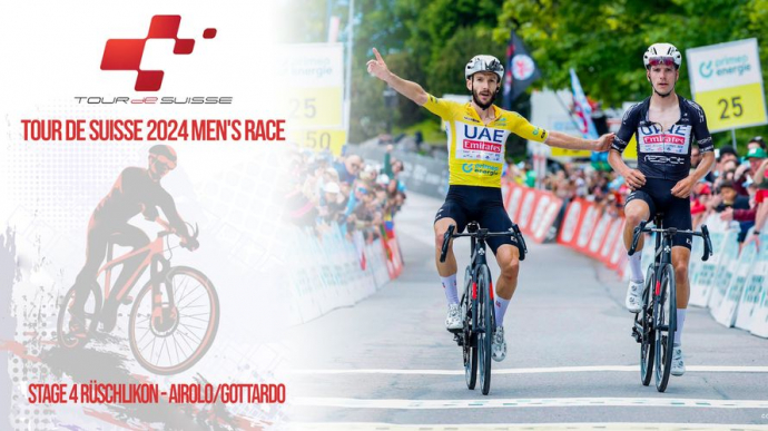 Stage 4 Tour de Suisse 2024 Mens Race