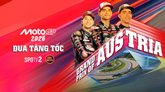 MotoGP 2026 chặng 15 Red Bull Grand Prix of Austria Đua tăng tốc