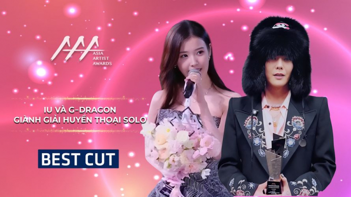 IU Và G-Dragon Giành Giải Huyền Thoại Solo AAA 2025