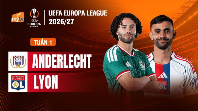 Anderlecht vs Lyon League Phase tuần 1 UEFA Europa League 2026/27