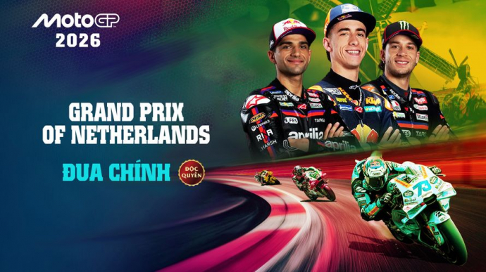 MotoGP 2026: Grand Prix of Netherlands_chặng 10 Đua chính