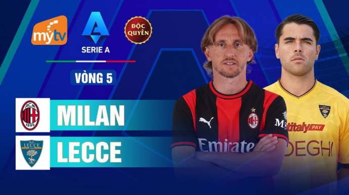 Milan vs Lecce Vòng 5 Serie A 2026/2027