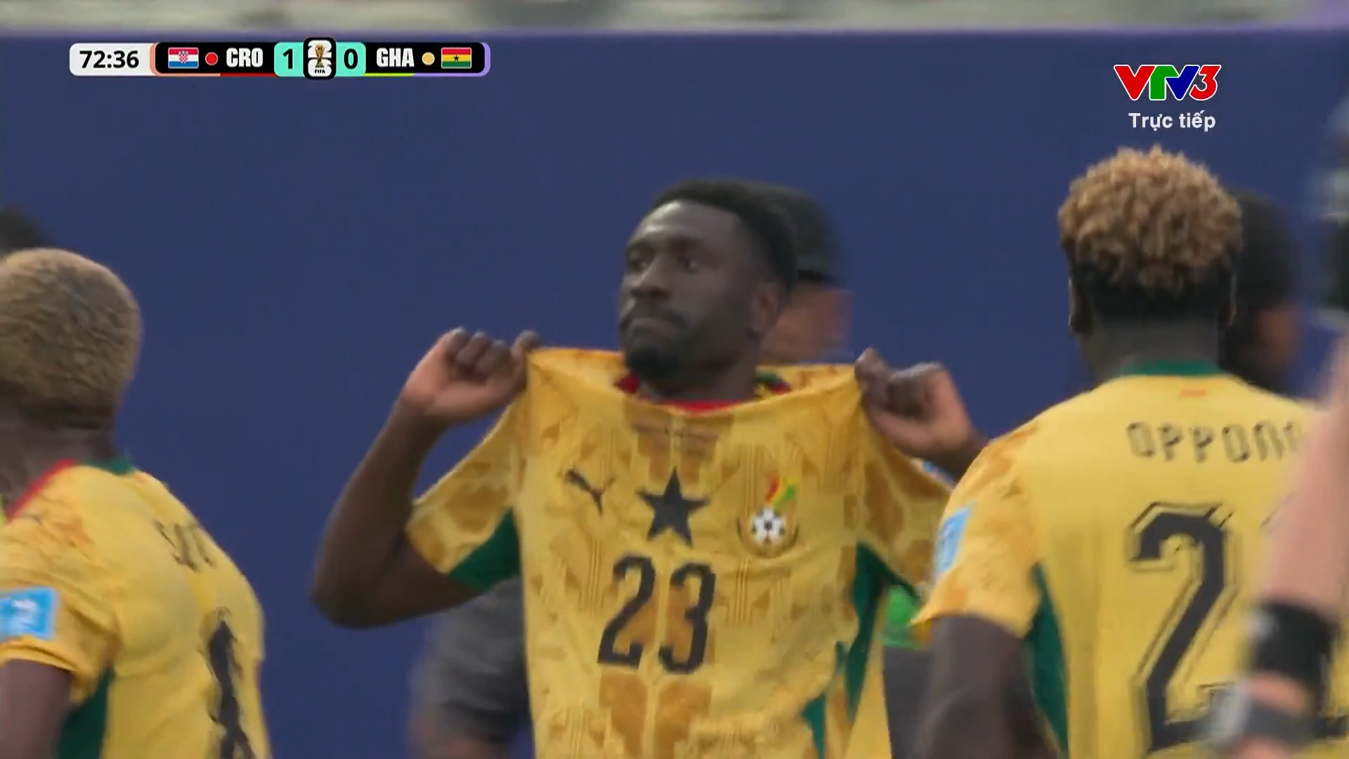 Ghana gỡ hòa 1-1