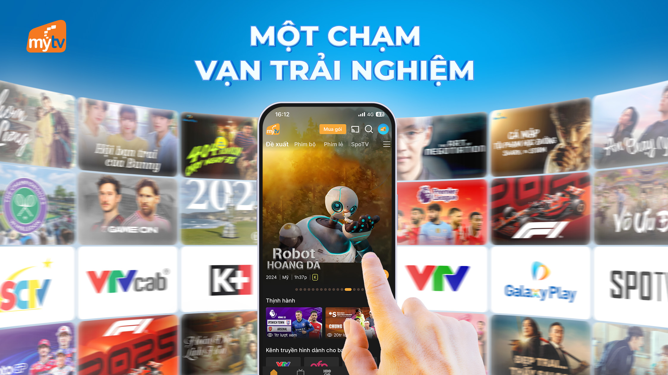 MyTV RA MẮT GÓI VIP và SVIP – MỘT CHẠM, VẠN TRẢI NGHIỆM